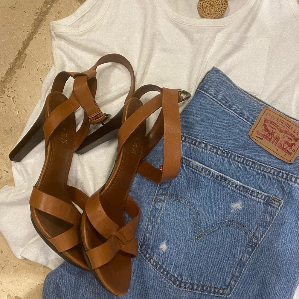 Lauren Ralph Lauren sandal heels